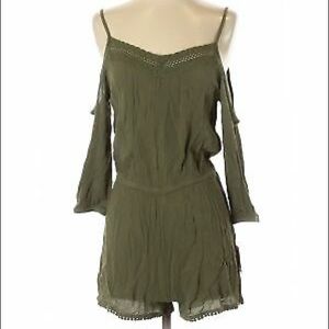 Green romper, never worn